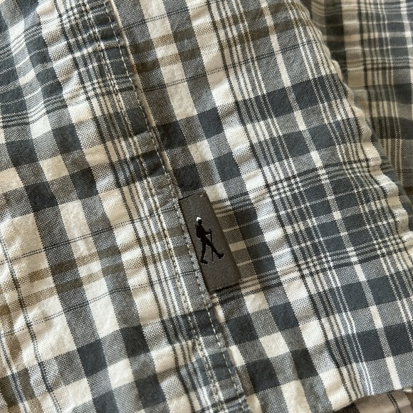 Royal Robbins Short Sleeve Button up Shirt Mens Large Outdoor Gray/Tan Plaid - Picture 10 of 13